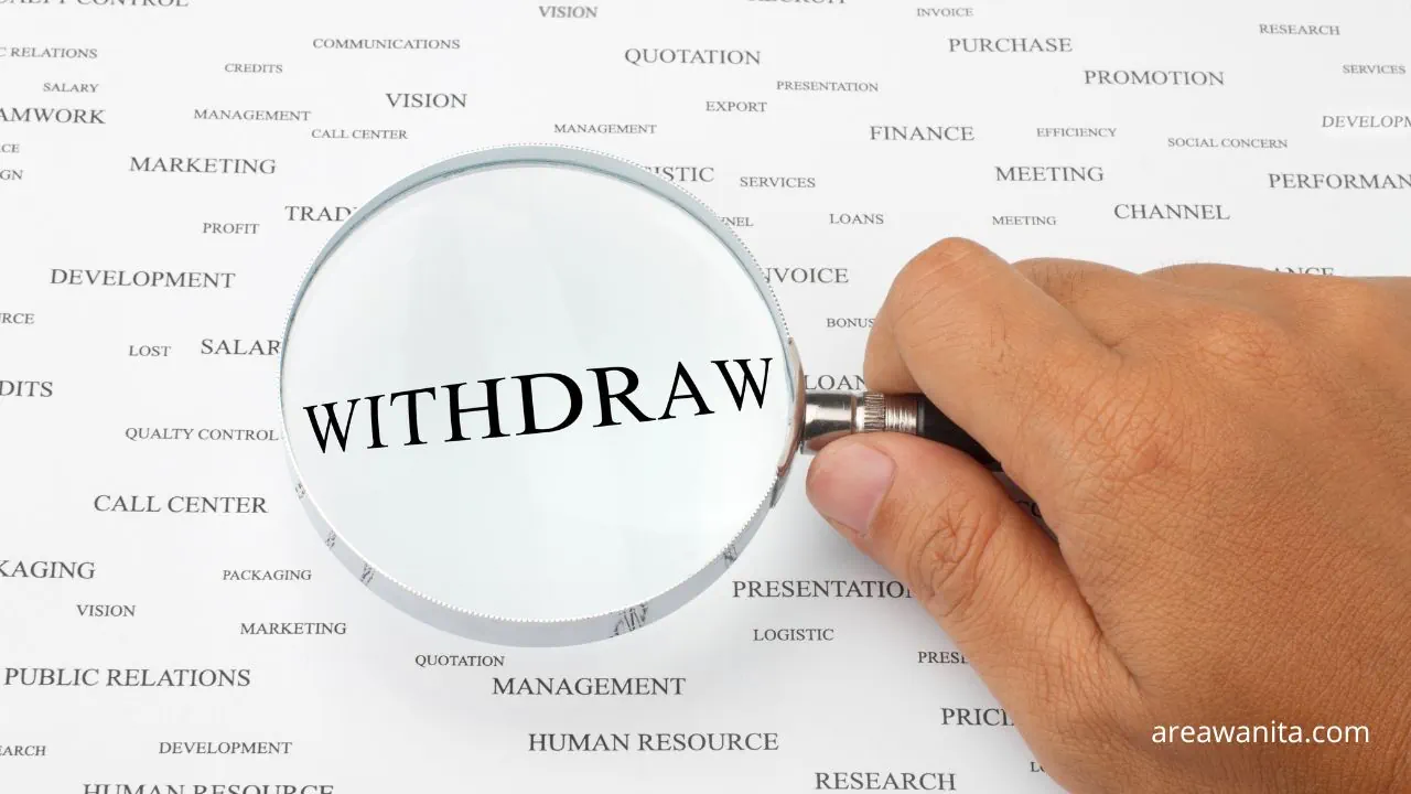 withdraw-artinya