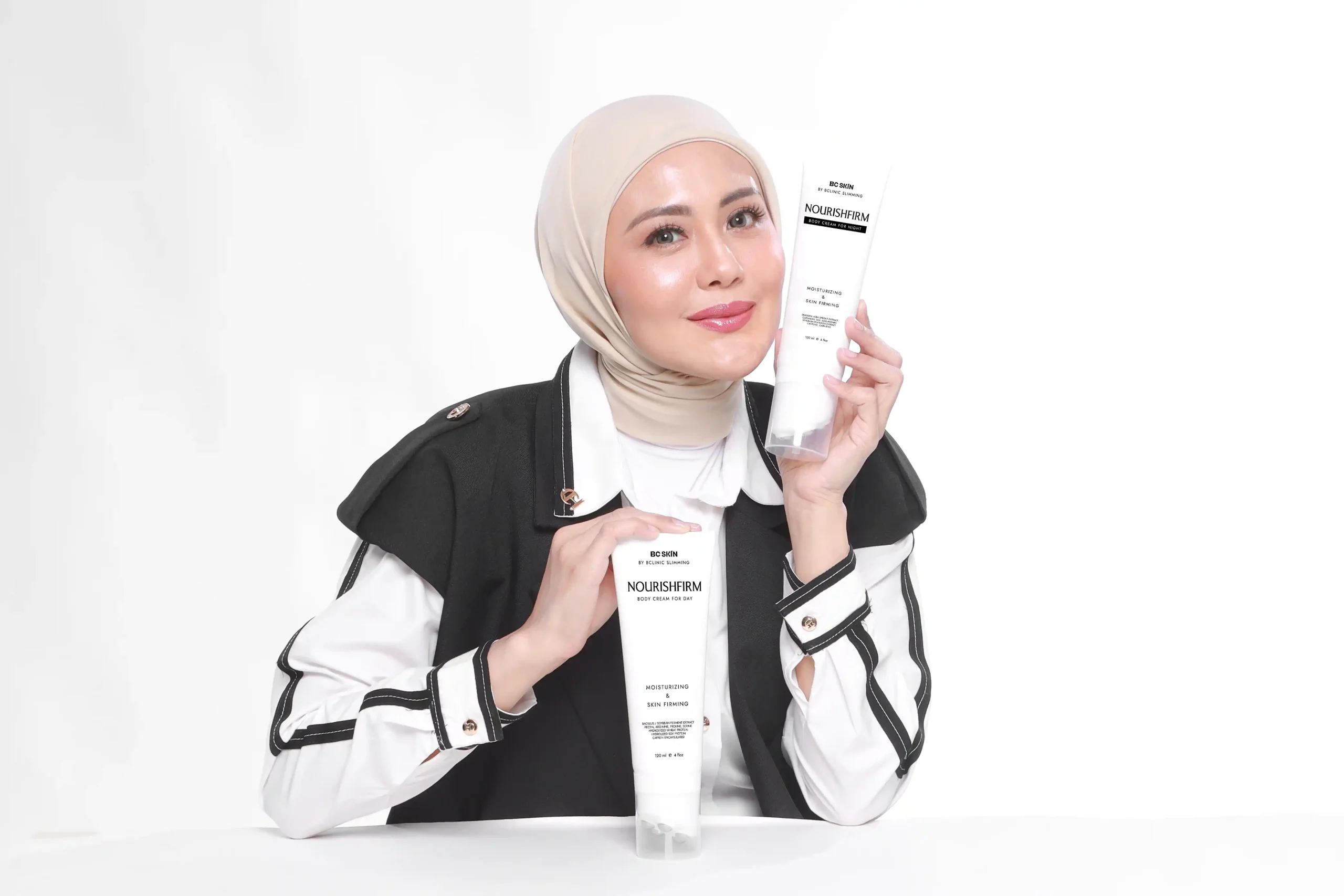 nourishfirm dengan aplikator praktis